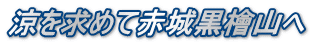 涼を求めて赤城黒檜山へ